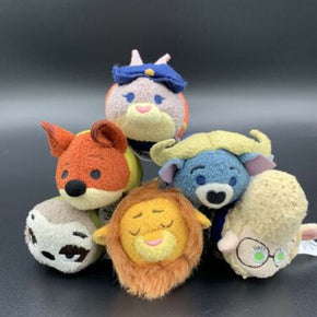 Disney TSUM TSUM Zootopia 3.5" Mini Plush Lot 6 Nick Judy Lionheart Flash Bogo