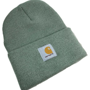CARHARTT Beanie ~ LEAF GREEN ~ Knit Hat Cap Cuffed | 100% Authentic NEW