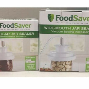 FoodSaver vacuum jar sealer Set, Regular&Wide Mouth with hose