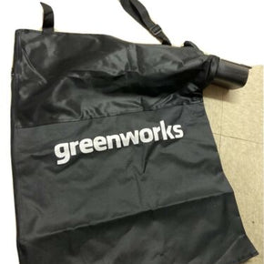 OEM Green Works 31103148 Leaf Blower Vacuum Debris Black Cloth Bag w/ Zipper