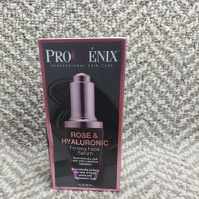 Progenix Rose & Hyaluronic Firming Face Serum 1 Fl Oz (30mL)  New in Box