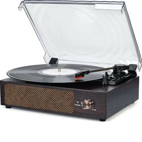 Wockoder Record Player Turntable Wireless Portable LP Phonograph Built in Stereo