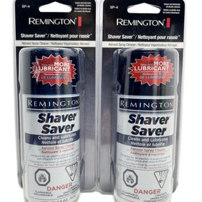 (2) BRAND NEW Remington SP-4 Shaver Saver Cleaning & Lubricant Spray 3.8 oz.