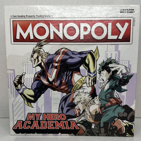 MY HERO ACADEMIA MONOPOLY GAMESTOP EXCLUSIVE 100% Complete Game Clean!