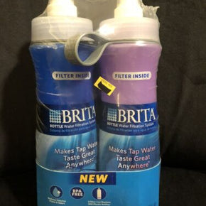 Brita Water Filter Sports Top Bottles Sealed 2 Pack