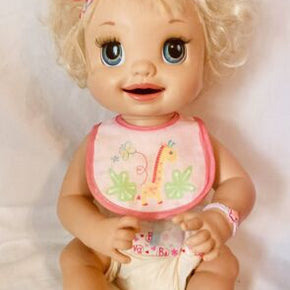 2007 Hasbro Baby Alive Learns to Potty Talking Doll Blonde Hair Tested
