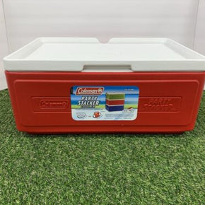 Coleman Party Stacker Portable Cooler Red 24-Can Model# 6225 EUC!