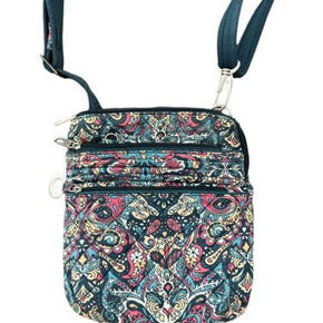 Travelon Anti-Theft Boho North South Crossbody Bag RFID Purse Tote Messenger