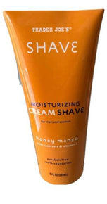 Trader Joe's Honey Mango Moisturizing Cream Shave Shaving Lotion 8 oz