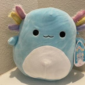 Squishmallows 8" Irina Axolotl RARE Soft Blue Plush Rare Sea Collection!!