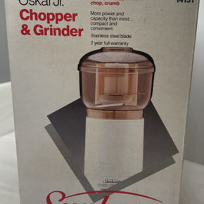 Sunbeam Oskar Jr Chopper Plus Mini  Food Processor #14131