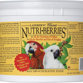 Lafeber's Classic Nutri-Berries for Macaw / Cockatoo 3.5 Pound (Pack of 1)