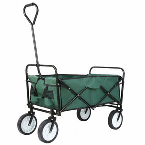 Folding Beach Outdoor Wagon Cart Collapsible Utility Garden Shopping Cart Multi / Color Black / Subtype Basic