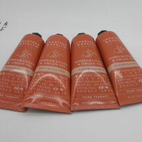 CRABTREE & EVELYN Hand Therapy 3.45 oz unboxed POMEGRANATE & ARGAN OIL Lot of 4