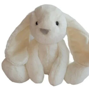 Aurora Purely Luxe White Tribbles 9”  Bunny Rabbit Plush Stuffed Animal Toy
