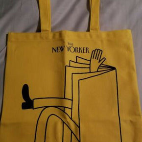 2021 The New Yorker Tote Bag Limited Edition Tim Lahan Art Yellow - Brand New