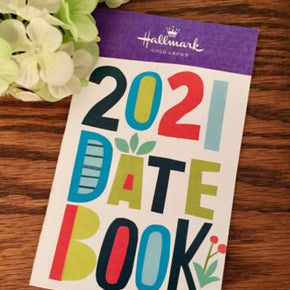 NEW Hallmark 2021 14 Month Datebook Planner Calendar Booklet ~ FREE SHIPPING ~