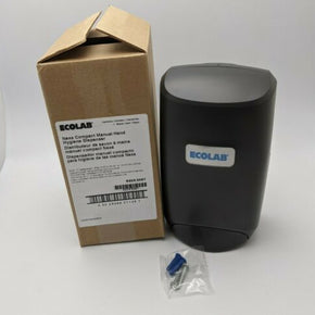 Ecolab 9202-3087 Black Nexa Compact Manual Hygiene Soap or Sanitizer Dispenser