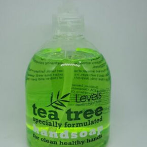 Levels Tea Tree Premium Hand Soap Pump Lid 16.9 fl oz Each Exp 09/2023