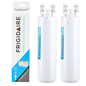 1 -4PCS For Frigdaire WF3CB Pure Source 3 Refrigerator Water Filter WHITE / Amount 2Pack
