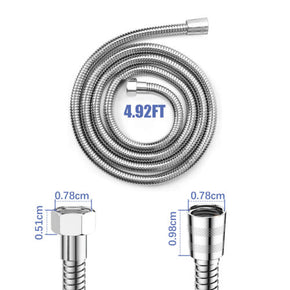 High Pressure Shower Head 5 Settings Spray Handheld Showerhead /Shower Head Hose / Package Only Hose