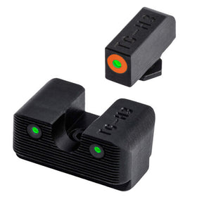 TruGlo Tritium PRO Night Sights For Glock 17/19/23/26 Orange Ring-TG231G1C