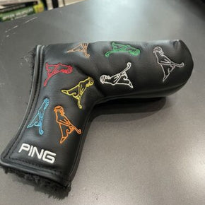 PING DANCING Limited Blade Golf Putter Cover Headcover Excellent Mr Ping Man