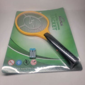 Electric High-voltage Fly Swatter Mosquito Racket Bug Zapper Killer Green USA