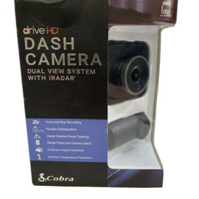Cobra Drive HD Dash Camera Dual View System with iRadar #7511
