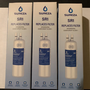 3 Pack EDR1RXD1/W10295370A Replacement Refrigerator Water  Filter 1, New& Sealed