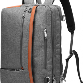 CoolBELL Convertible Backpack Shoulder bag Messenger 17.3 Inches, New Grey