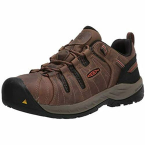 KEEN Utility Men's Flint II Low Steel Toe Non Slip Work Shoe Construction,