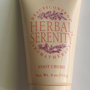 BeautiControl Herbal Serenity Aromatherapy Foot Creme 4 oz. New Sealed,FREE SHIP