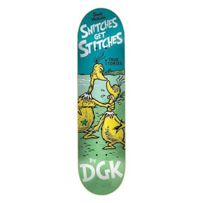 DGK skateboard deck "snitches get stitches" 8.1 Brand New unopened Free shipping