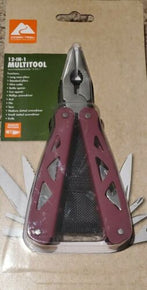 Ozark Trail 12-In-1 Multi-Tool with Sheath Hiking Outdoors Pocket Knife Camping