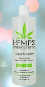 Hempz Herbal Hand Sanitizer Gel Triple Moisture Formula 16 fl. oz. - PACK OF 2