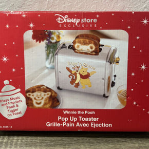 New! Disney Store Winnie the Pooh Pop Up Toaster Rise N Shine Villaware 5555-14