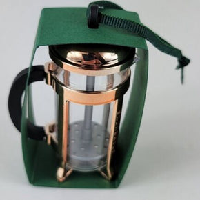 starbucks 2016 bodum copper french press christmas ornament nwt