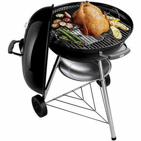 Weber Jumbo Joe Premium Black Charcoal Grill BBQ 22-Inch Kettle Round Outdoors