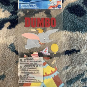 Disney EK Success Jolee's Dimensional Sticker ~ Dumbo w/Circus Tent New Sealed