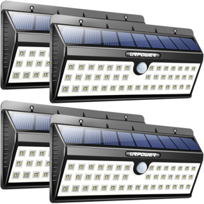 URPOWER Solar Lights, 44 LED Waterproof Motion Sensor Lights Outdoor Wireless 4