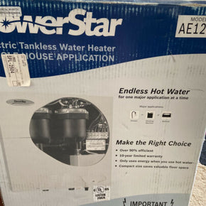 PowerStar AE125 Whole House Electric Tankless Water heater