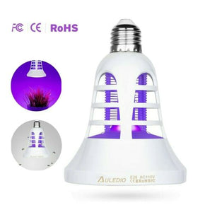 Auledio Bug Zapper Grow Light Light Bulb Insect Killer Full Spectrum Grow Light