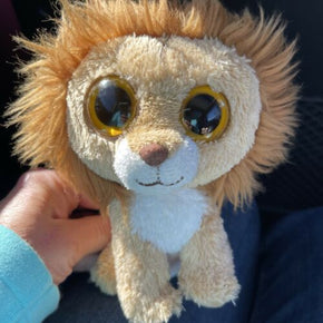 Ty Beanie Boos King Lion Plush 6” 2011 Purple Tag