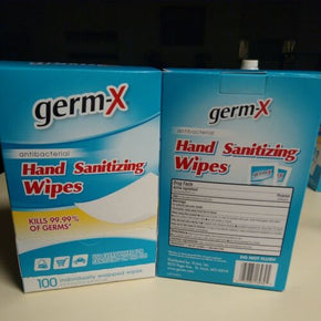 ---2 boxes of GermX Original Hand Sanitizer 200 Individual Packs. FREE SHIPPING