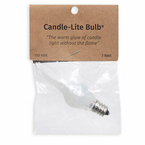 Silicone Dipped 3 Watt Large Candle-Lite Light Bulb 3640921