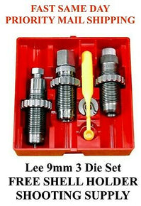 LEE Carbide 3 Die Set 9mm Luger 9mm Parabellum 9x19mm 90509 FAST SAME DAY SHIP