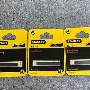 3 Packages (15 Replacement Blades) for the Stanley RB5 Or Irwin IWHT12105 Plane