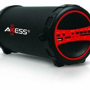 Portable Wireless Bluetooth Loud Speaker Bass Subwoofer Rechargeable Red Black