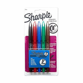 Sharpie Sharpie Calligraphic Chisel Tip Water Based Markers (40150SH)